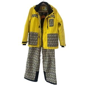 Obremeyer 2 piece outfit Ski Jacket Women or Man Or Big Teenager snow boarding